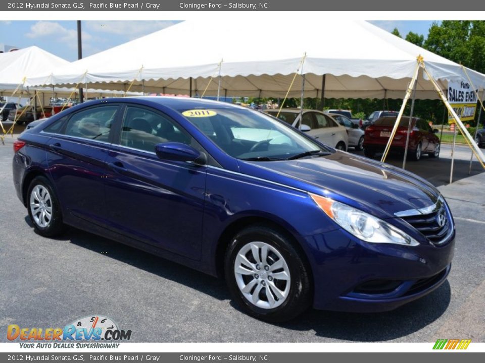 2012 Hyundai Sonata GLS Pacific Blue Pearl / Gray Photo #1