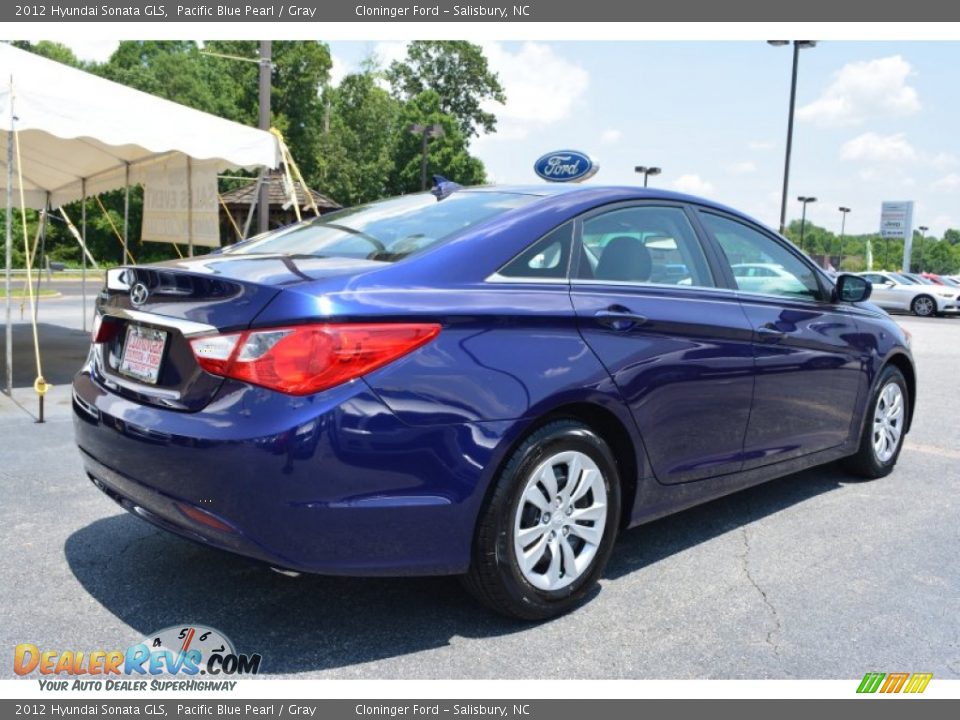 2012 Hyundai Sonata GLS Pacific Blue Pearl / Gray Photo #3