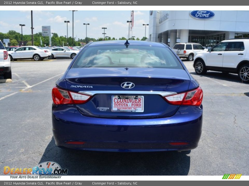2012 Hyundai Sonata GLS Pacific Blue Pearl / Gray Photo #4