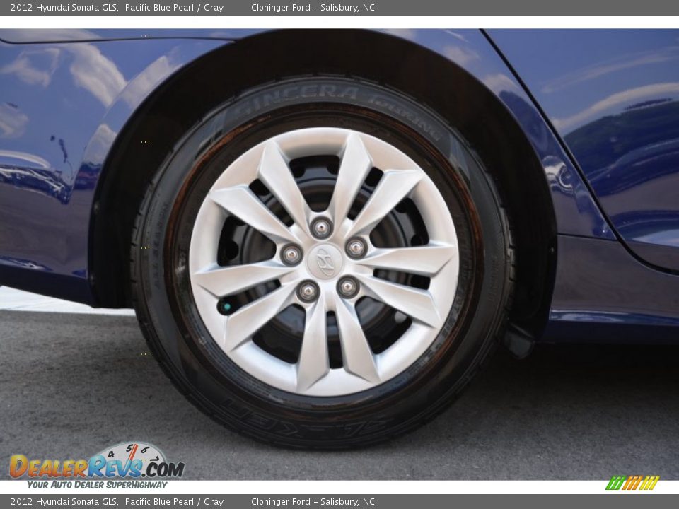 2012 Hyundai Sonata GLS Pacific Blue Pearl / Gray Photo #8