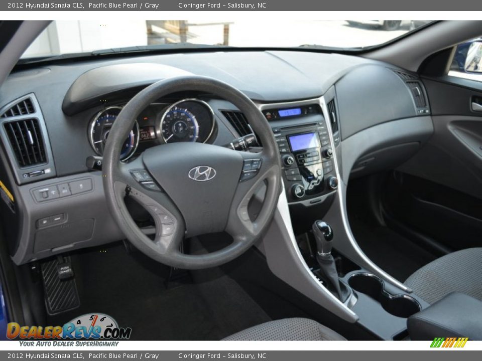 2012 Hyundai Sonata GLS Pacific Blue Pearl / Gray Photo #11