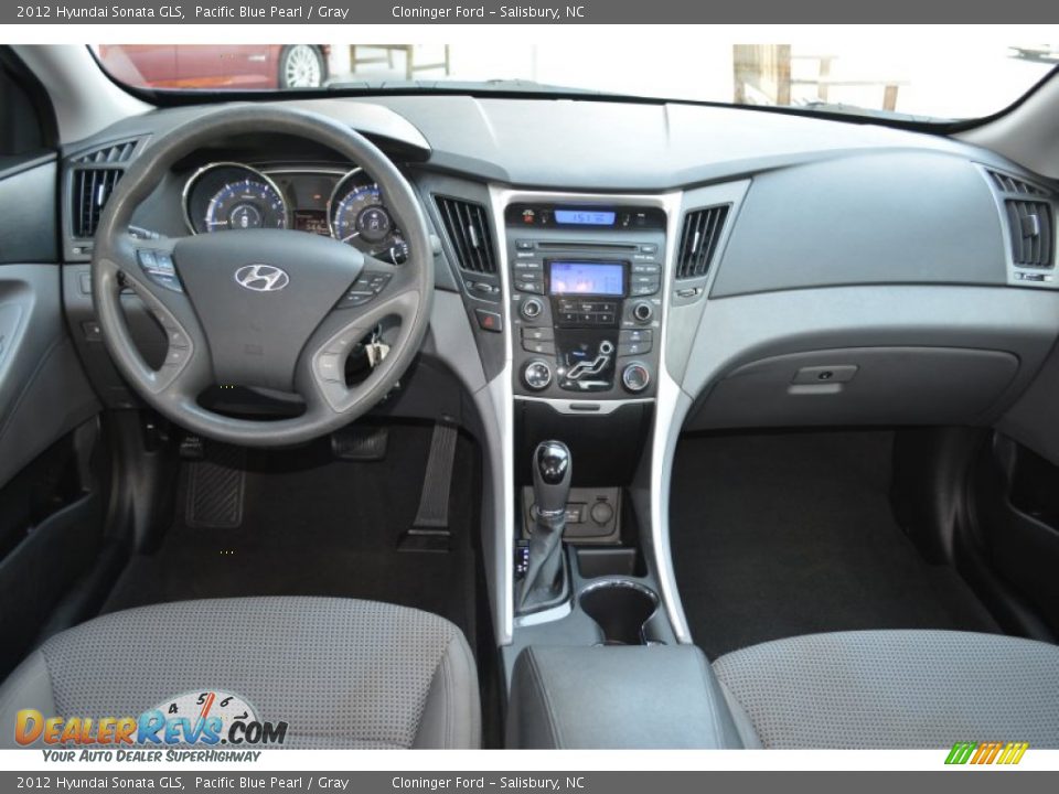 2012 Hyundai Sonata GLS Pacific Blue Pearl / Gray Photo #12