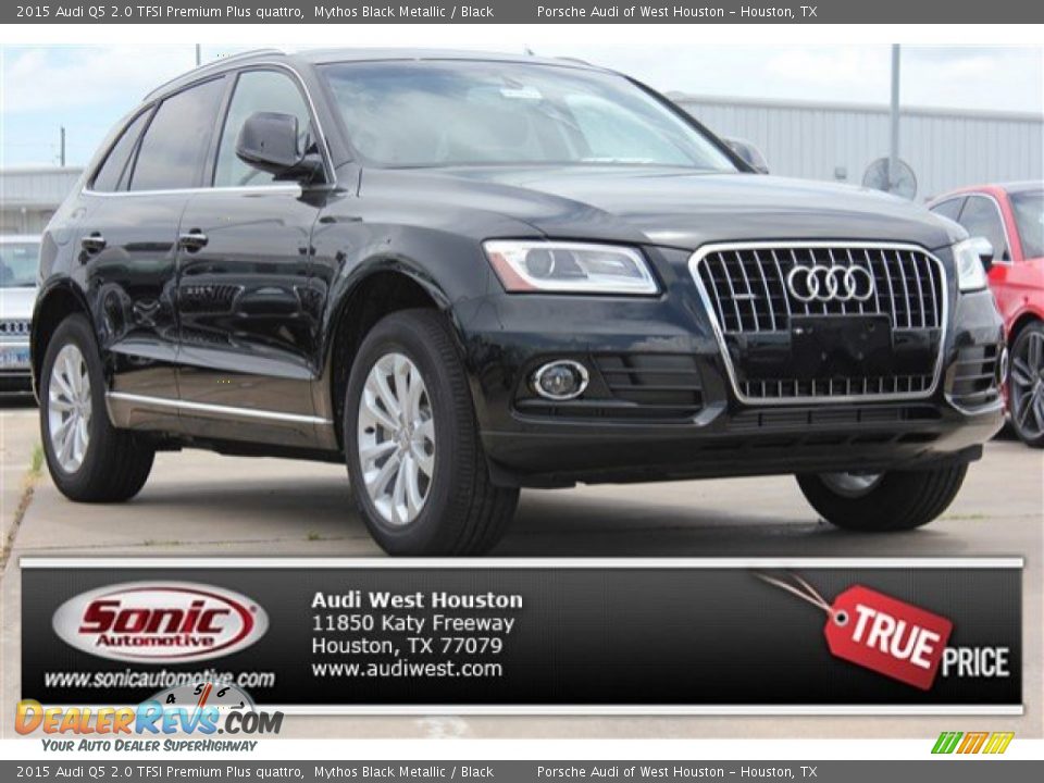 2015 Audi Q5 2.0 TFSI Premium Plus quattro Mythos Black Metallic / Black Photo #1