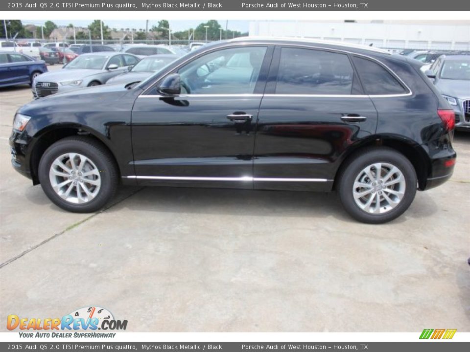 2015 Audi Q5 2.0 TFSI Premium Plus quattro Mythos Black Metallic / Black Photo #5