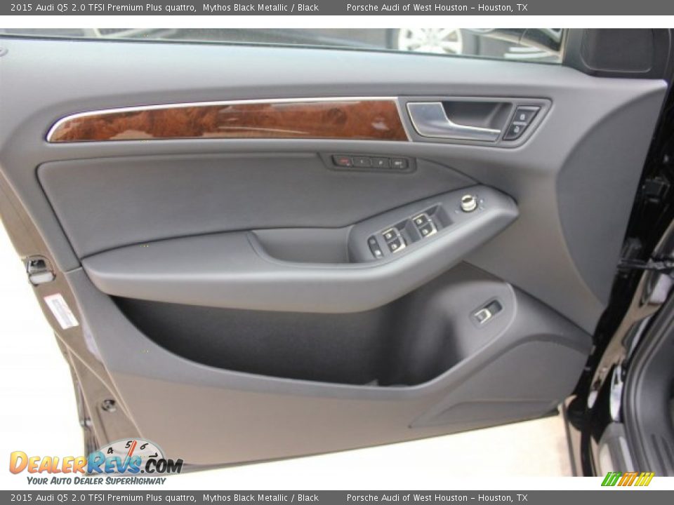 2015 Audi Q5 2.0 TFSI Premium Plus quattro Mythos Black Metallic / Black Photo #8