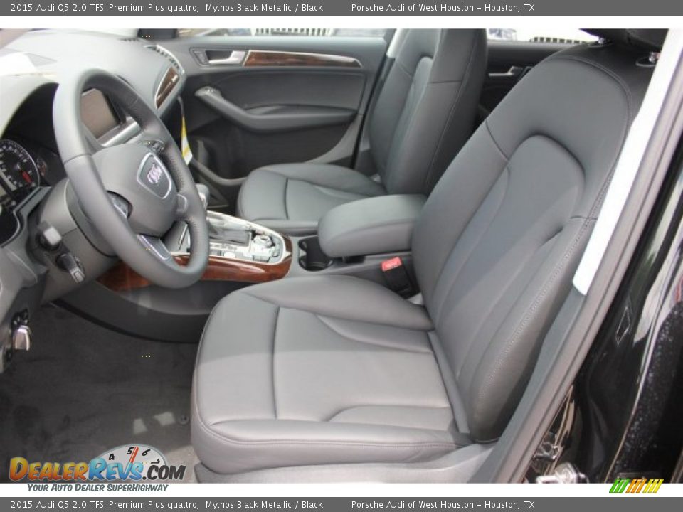 2015 Audi Q5 2.0 TFSI Premium Plus quattro Mythos Black Metallic / Black Photo #13