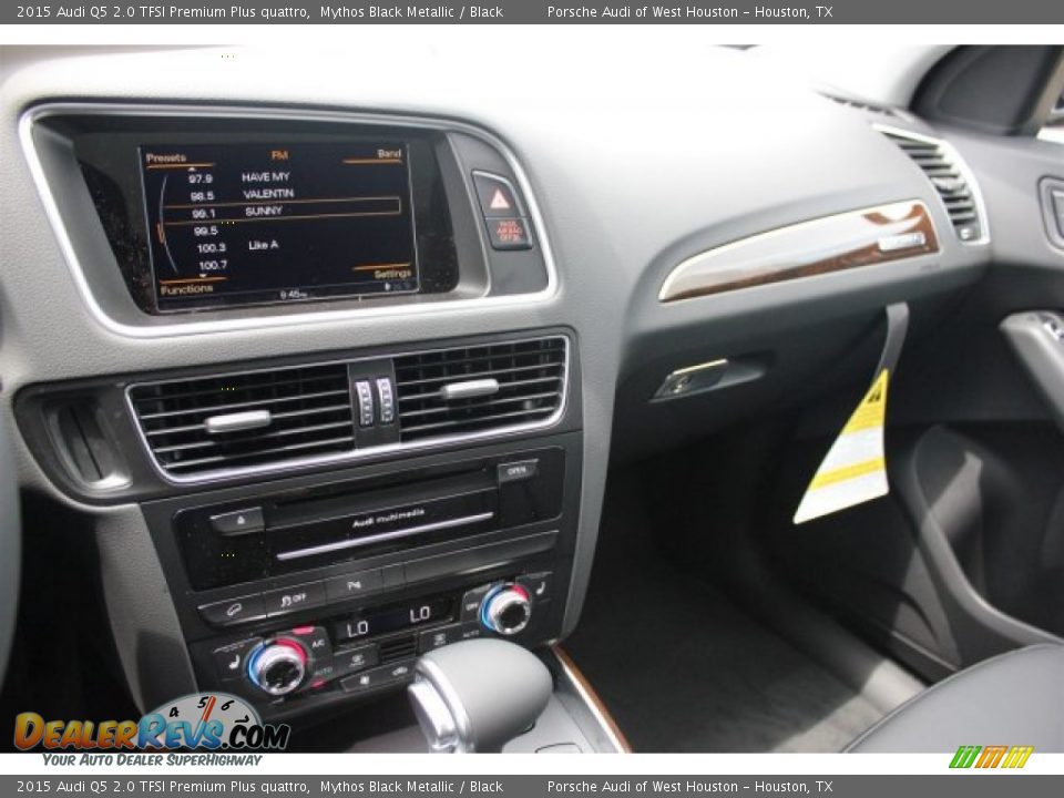 2015 Audi Q5 2.0 TFSI Premium Plus quattro Mythos Black Metallic / Black Photo #14