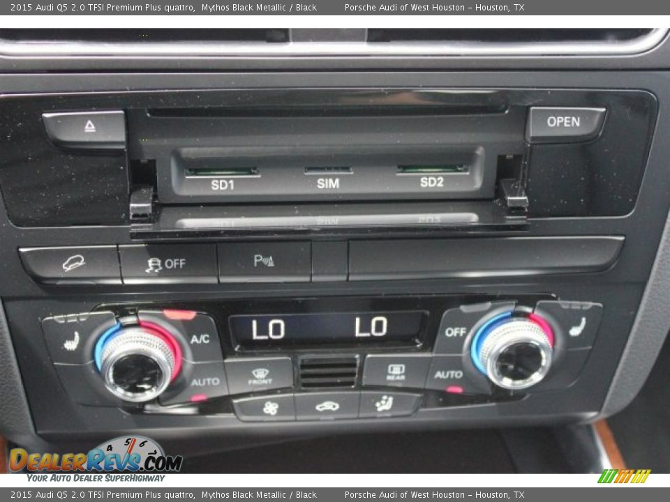 2015 Audi Q5 2.0 TFSI Premium Plus quattro Mythos Black Metallic / Black Photo #16