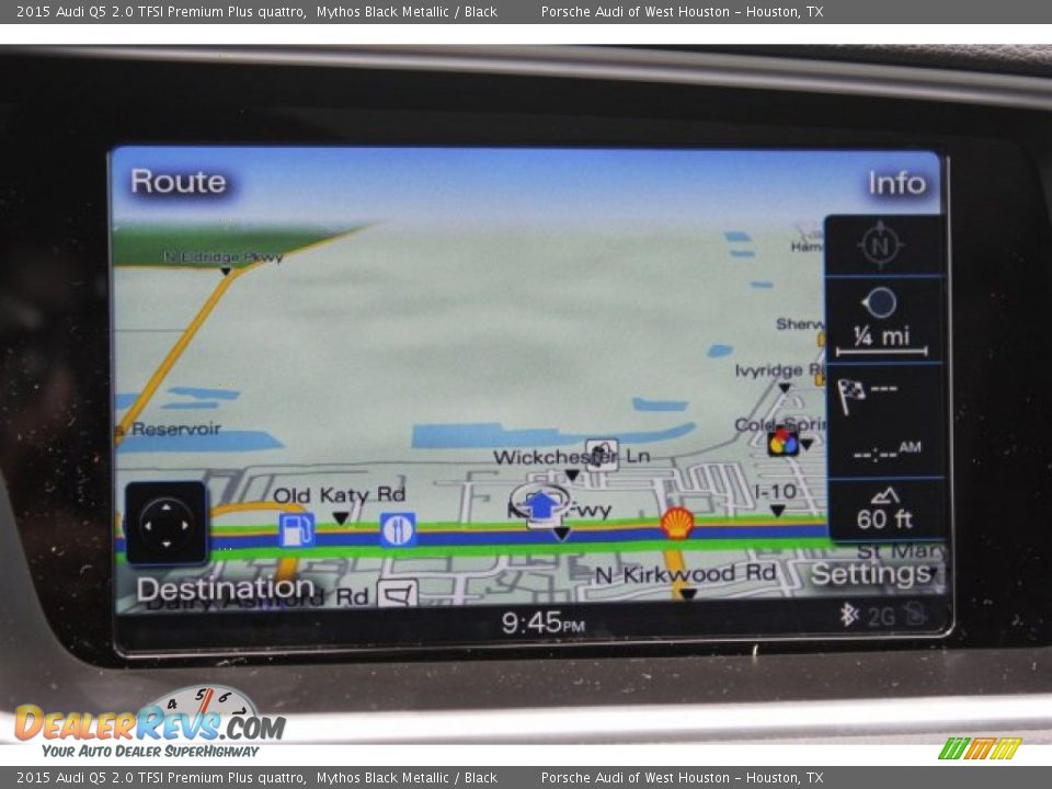 2015 Audi Q5 2.0 TFSI Premium Plus quattro Mythos Black Metallic / Black Photo #19