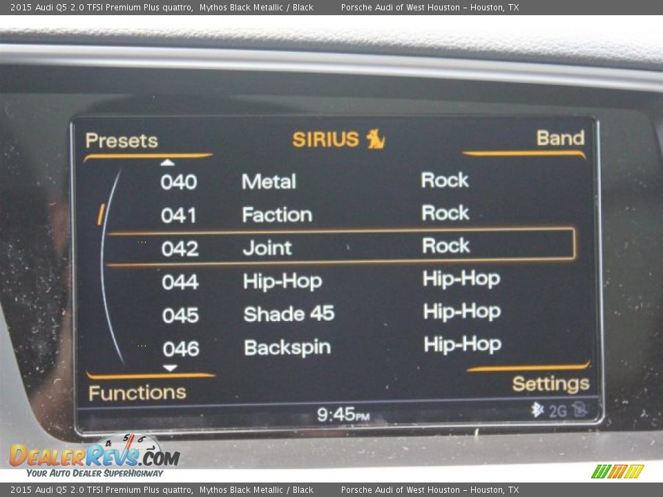 2015 Audi Q5 2.0 TFSI Premium Plus quattro Mythos Black Metallic / Black Photo #22