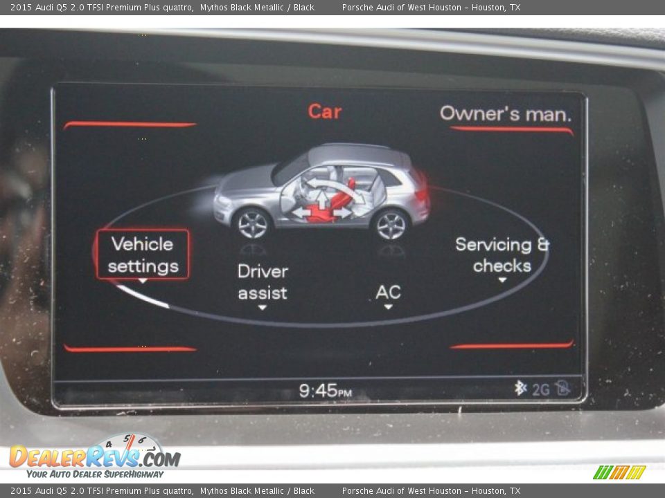 2015 Audi Q5 2.0 TFSI Premium Plus quattro Mythos Black Metallic / Black Photo #23