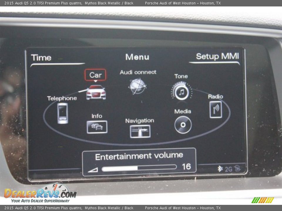 2015 Audi Q5 2.0 TFSI Premium Plus quattro Mythos Black Metallic / Black Photo #24
