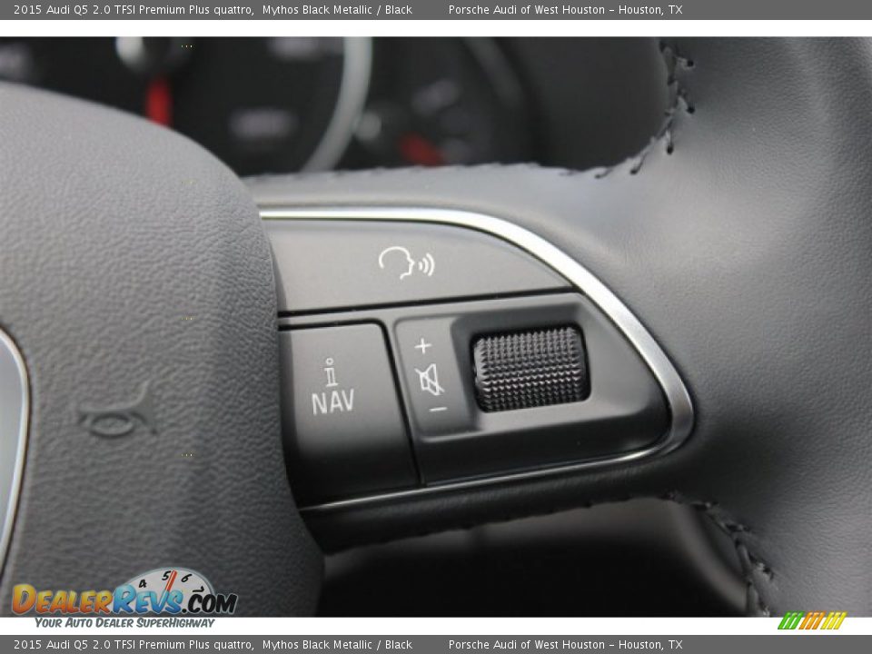 2015 Audi Q5 2.0 TFSI Premium Plus quattro Mythos Black Metallic / Black Photo #28