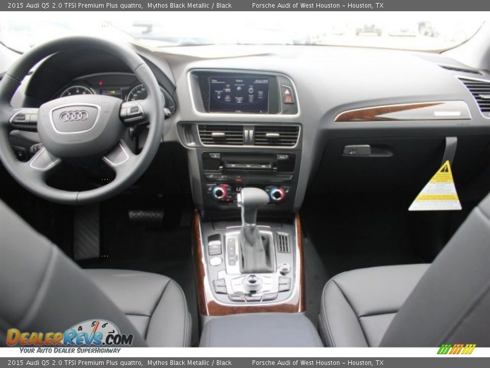 2015 Audi Q5 2.0 TFSI Premium Plus quattro Mythos Black Metallic / Black Photo #34