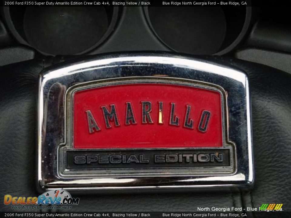2006 Ford F350 Super Duty Amarillo Edition Crew Cab 4x4 Blazing Yellow / Black Photo #29