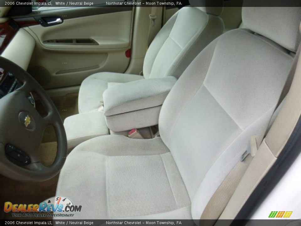 2006 Chevrolet Impala LS White / Neutral Beige Photo #8