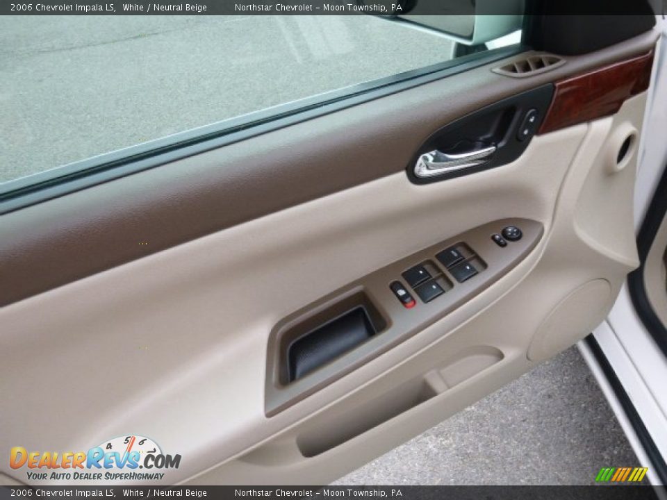 2006 Chevrolet Impala LS White / Neutral Beige Photo #11