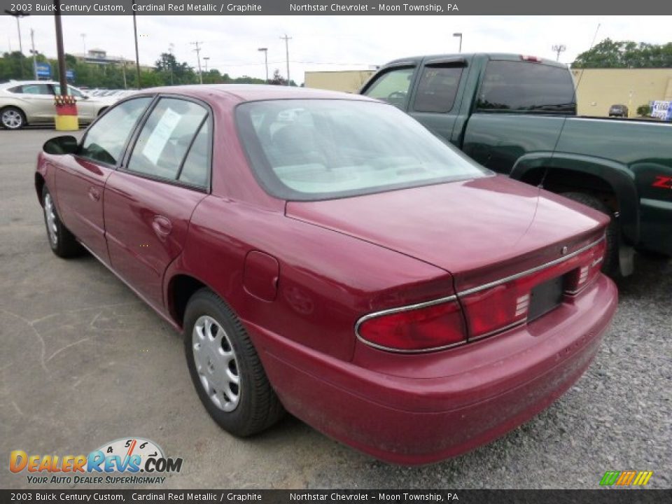 2003 Buick Century Custom Cardinal Red Metallic / Graphite Photo #2