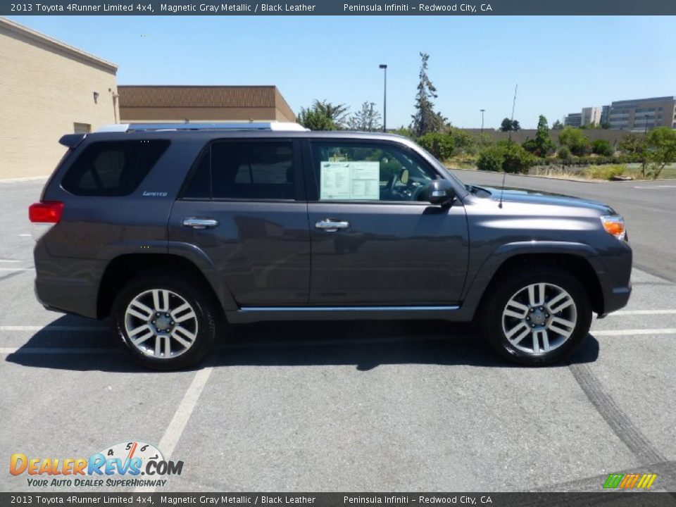 2013 Toyota 4Runner Limited 4x4 Magnetic Gray Metallic / Black Leather Photo #14