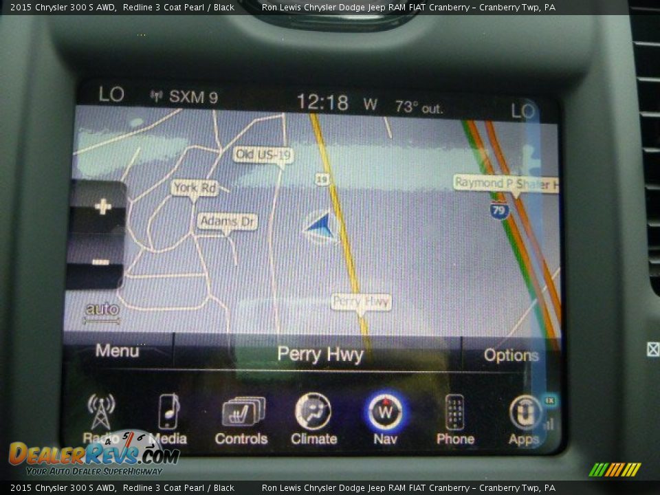 2015 Chrysler 300 S AWD Redline 3 Coat Pearl / Black Photo #17