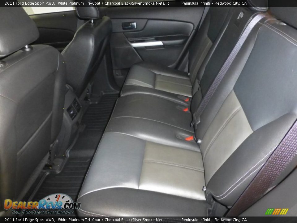 2011 Ford Edge Sport AWD White Platinum Tri-Coat / Charcoal Black/Silver Smoke Metallic Photo #5
