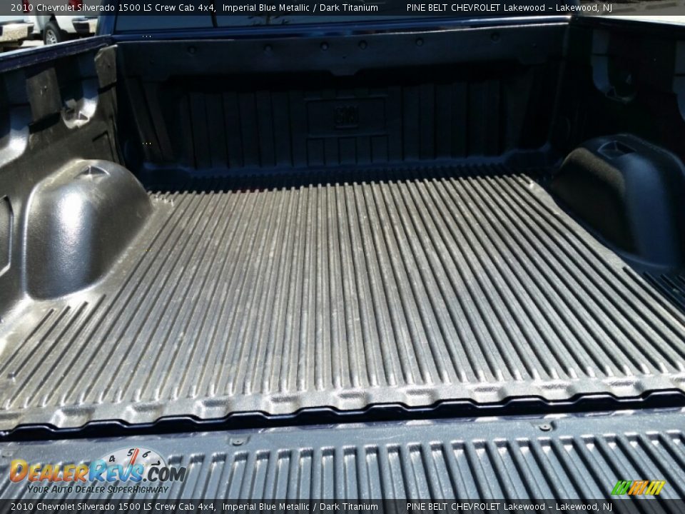 2010 Chevrolet Silverado 1500 LS Crew Cab 4x4 Imperial Blue Metallic / Dark Titanium Photo #9