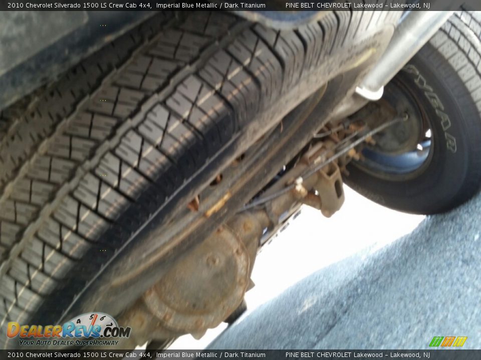 2010 Chevrolet Silverado 1500 LS Crew Cab 4x4 Imperial Blue Metallic / Dark Titanium Photo #10