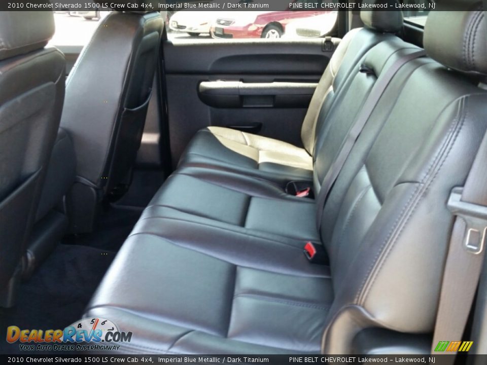 2010 Chevrolet Silverado 1500 LS Crew Cab 4x4 Imperial Blue Metallic / Dark Titanium Photo #13