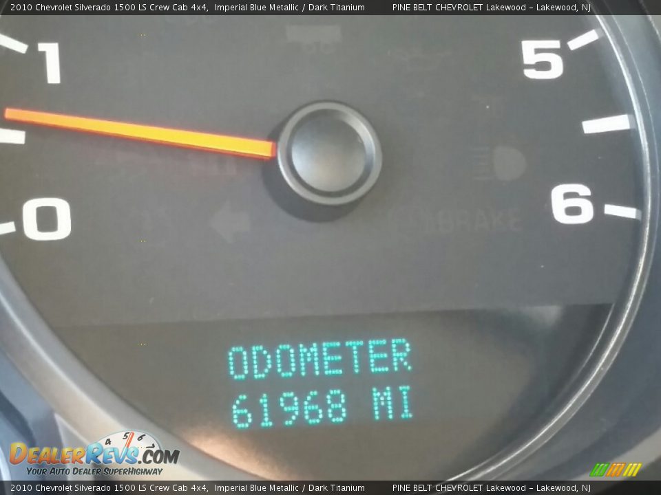 2010 Chevrolet Silverado 1500 LS Crew Cab 4x4 Imperial Blue Metallic / Dark Titanium Photo #19