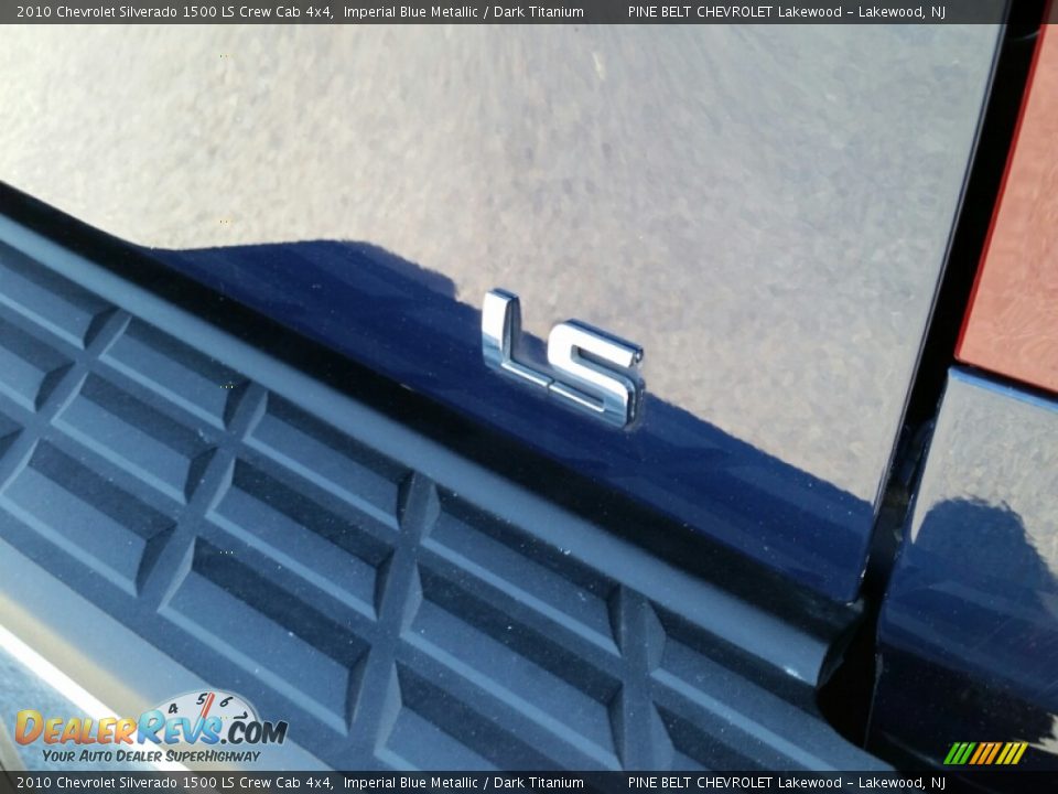 2010 Chevrolet Silverado 1500 LS Crew Cab 4x4 Imperial Blue Metallic / Dark Titanium Photo #22