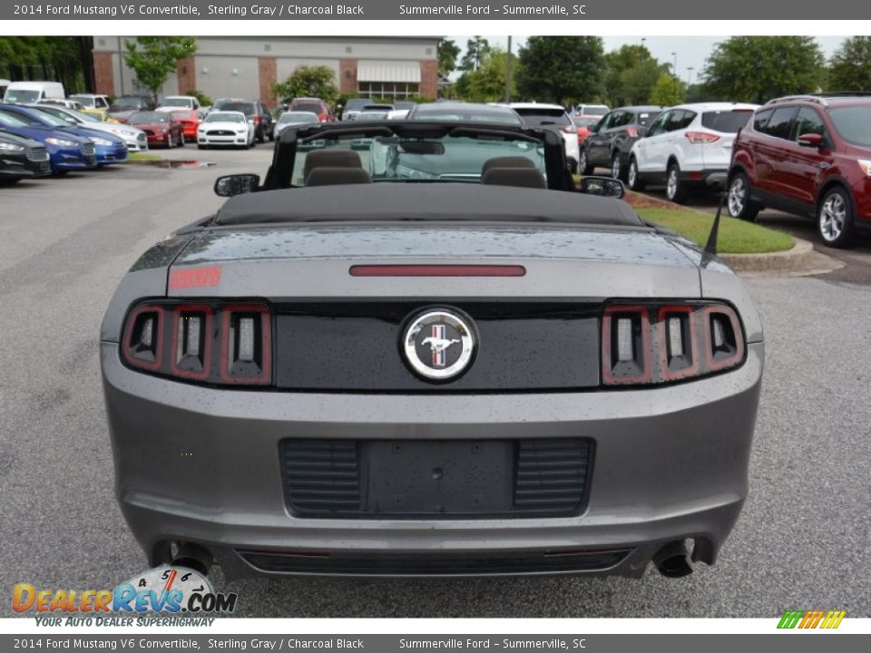 2014 Ford Mustang V6 Convertible Sterling Gray / Charcoal Black Photo #8