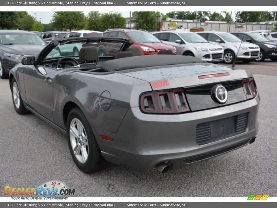 2014 Ford Mustang V6 Convertible Sterling Gray / Charcoal Black Photo #9