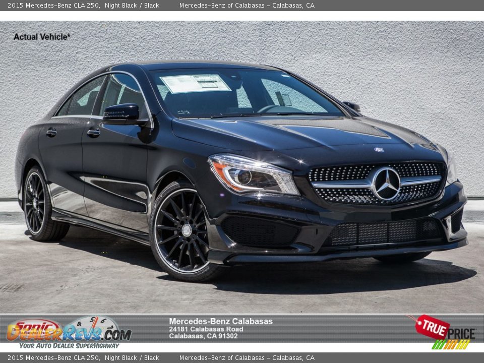 2015 Mercedes-Benz CLA 250 Night Black / Black Photo #1