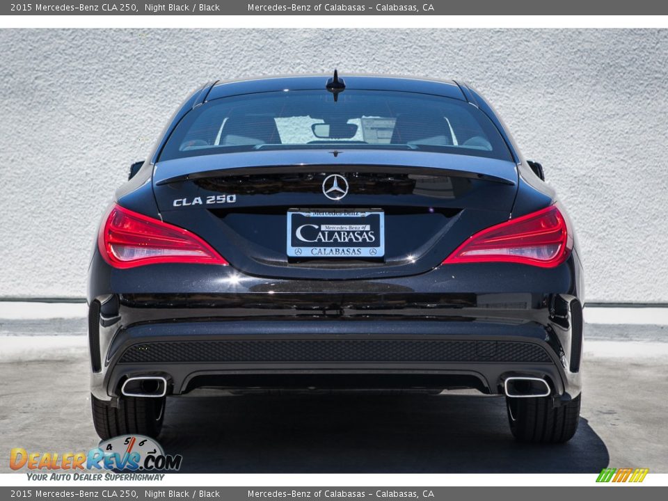 2015 Mercedes-Benz CLA 250 Night Black / Black Photo #4