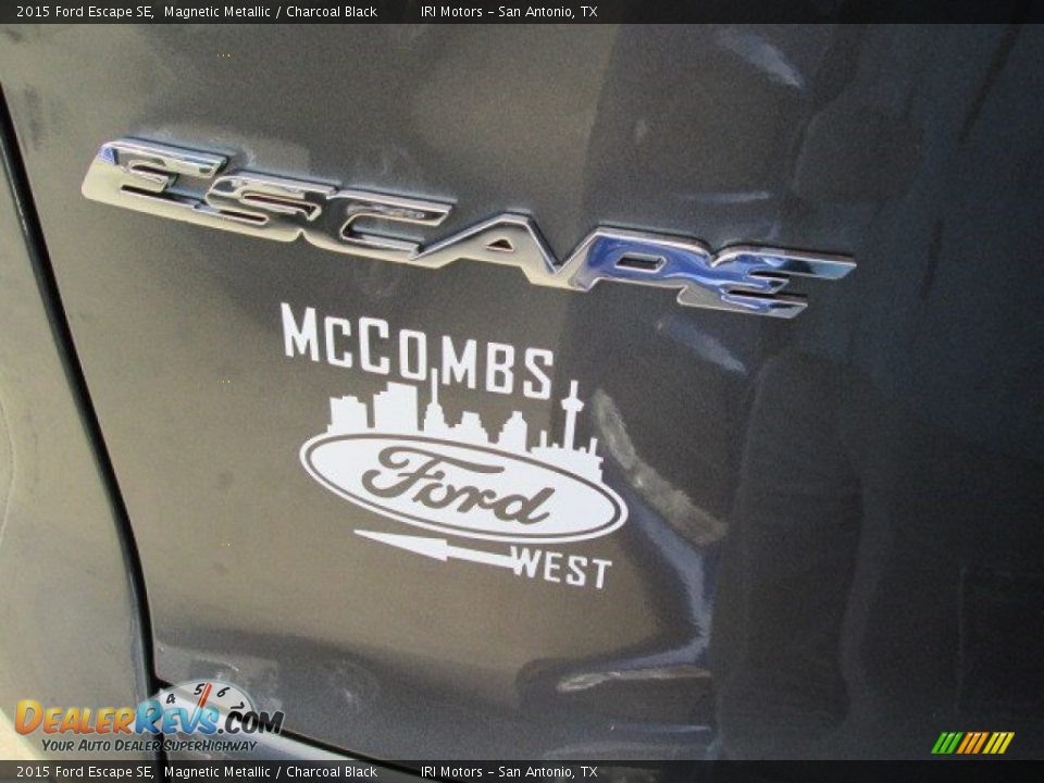 2015 Ford Escape SE Magnetic Metallic / Charcoal Black Photo #9
