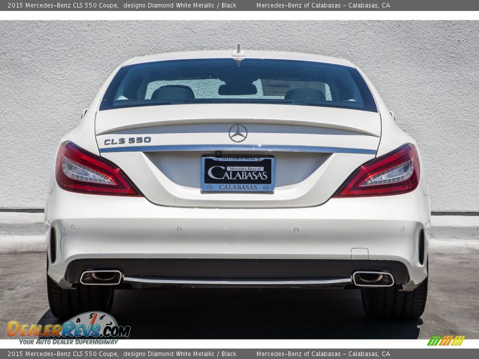 2015 Mercedes-Benz CLS 550 Coupe designo Diamond White Metallic / Black Photo #4