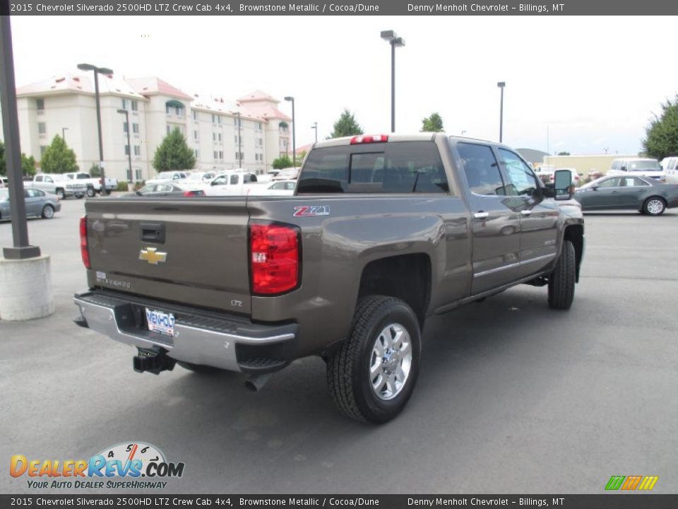 2015 Chevrolet Silverado 2500HD LTZ Crew Cab 4x4 Brownstone Metallic / Cocoa/Dune Photo #6