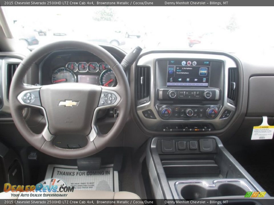 2015 Chevrolet Silverado 2500HD LTZ Crew Cab 4x4 Brownstone Metallic / Cocoa/Dune Photo #10