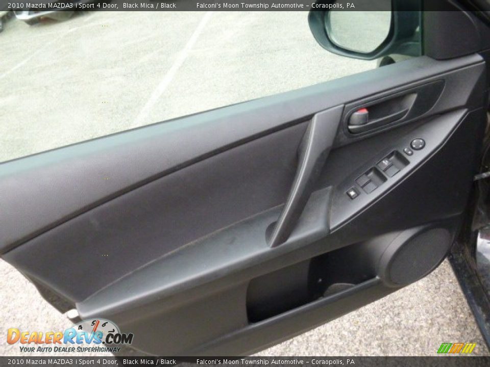 2010 Mazda MAZDA3 i Sport 4 Door Black Mica / Black Photo #2