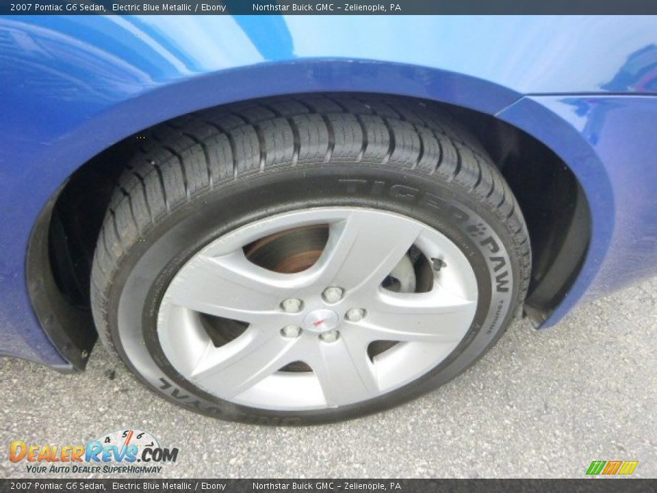 2007 Pontiac G6 Sedan Electric Blue Metallic / Ebony Photo #8