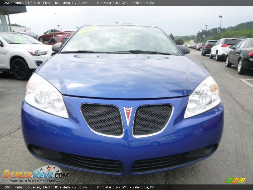 2007 Pontiac G6 Sedan Electric Blue Metallic / Ebony Photo #9