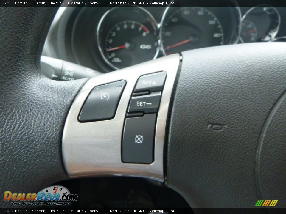 2007 Pontiac G6 Sedan Electric Blue Metallic / Ebony Photo #18