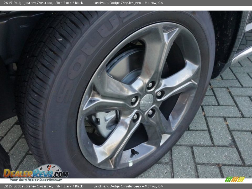 2015 Dodge Journey Crossroad Pitch Black / Black Photo #5