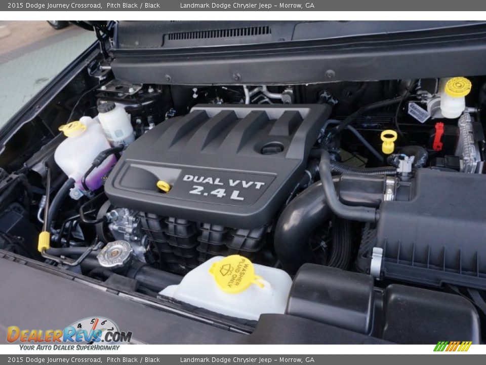 2015 Dodge Journey Crossroad Pitch Black / Black Photo #8