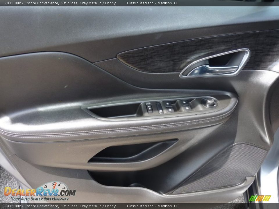 2015 Buick Encore Convenience Satin Steel Gray Metallic / Ebony Photo #3