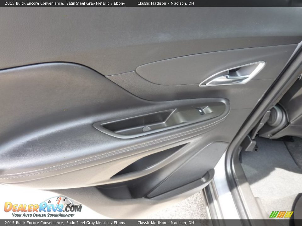 2015 Buick Encore Convenience Satin Steel Gray Metallic / Ebony Photo #10