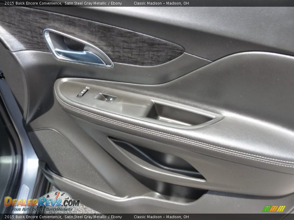 2015 Buick Encore Convenience Satin Steel Gray Metallic / Ebony Photo #15