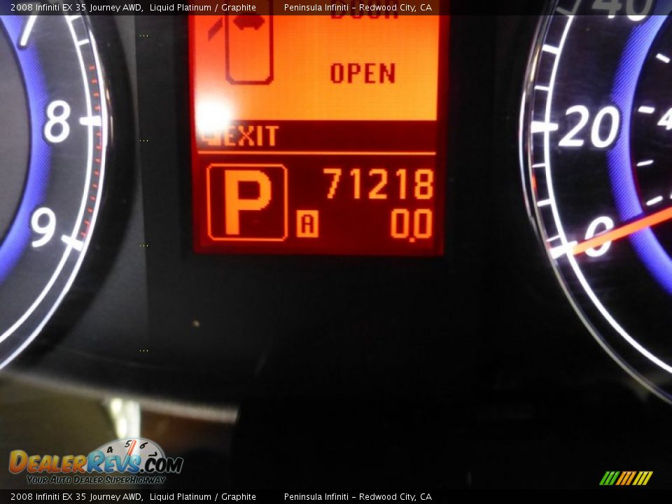 2008 Infiniti EX 35 Journey AWD Liquid Platinum / Graphite Photo #26