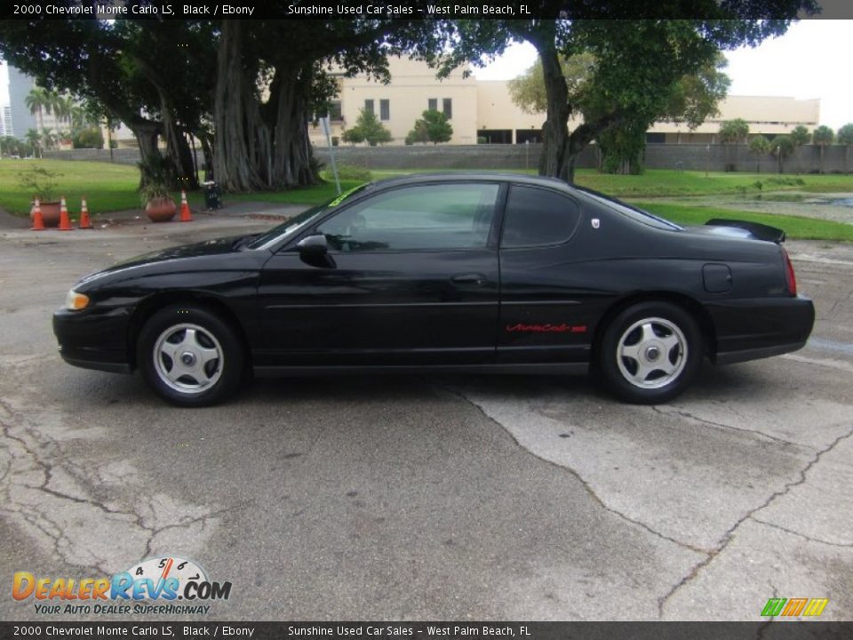 2000 Chevrolet Monte Carlo LS Black / Ebony Photo #2