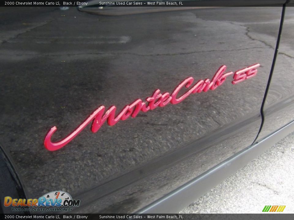 2000 Chevrolet Monte Carlo LS Black / Ebony Photo #14
